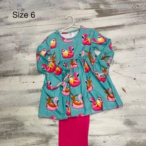 Ruffle Girl Christmas